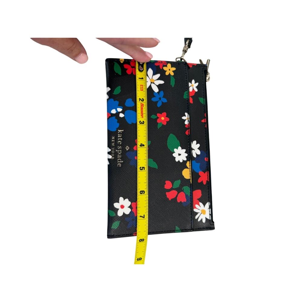 NWOT Kate Spade New York Staci Medium Double Zip Wristlet Sailing Floral - Picture 8 of 9